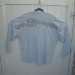 Walt Disney World Cinderella Slipper Disney World Spirit Jersey Pale Blue Small